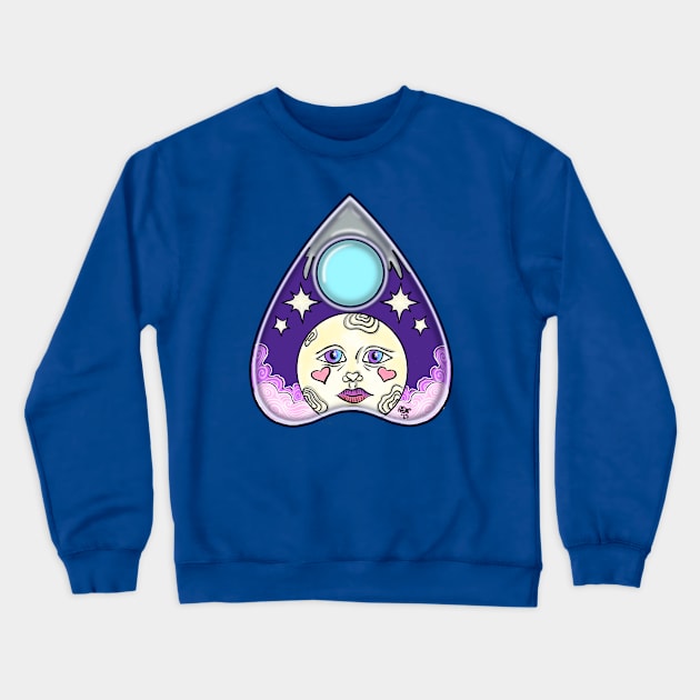 Moon Planchette Crewneck Sweatshirt by Atlas of Strange